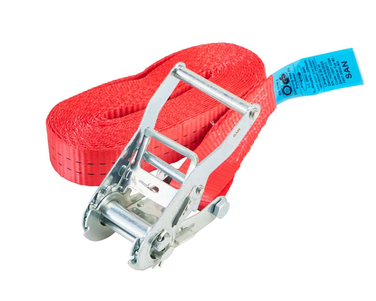 Cinghia Di Serraggio PETEX | Senza Cricchetto 7.6m X 50mm | Portata 2500/5000 DaN | Gancio Doppio Appuntito Giallo - Foto 9