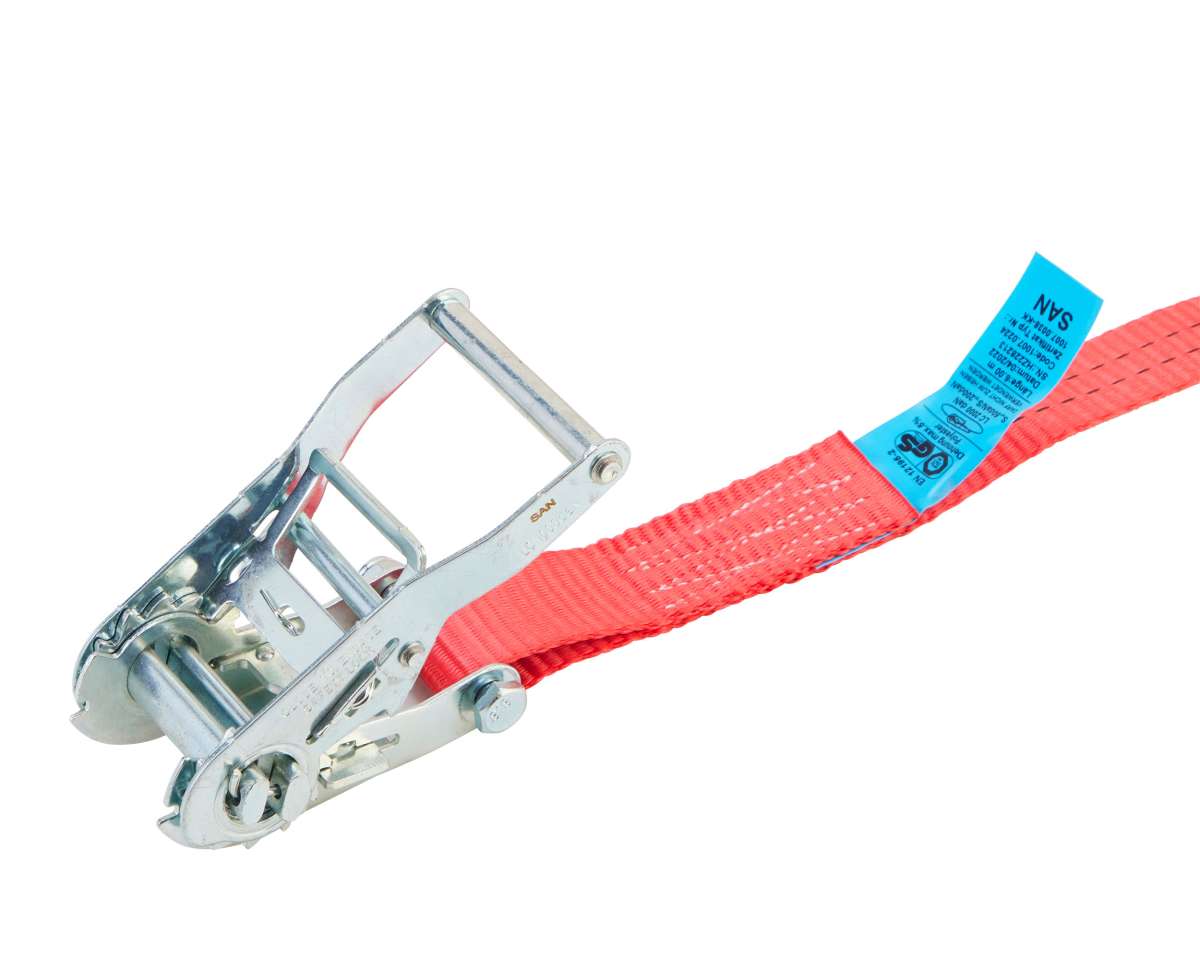 Spanngurt | Zurrgurt, 6m, 35 mm, LC 2000 daN, einteilig, Standardratsche | SAN00154 - better-camper.de | Mense GmbH
