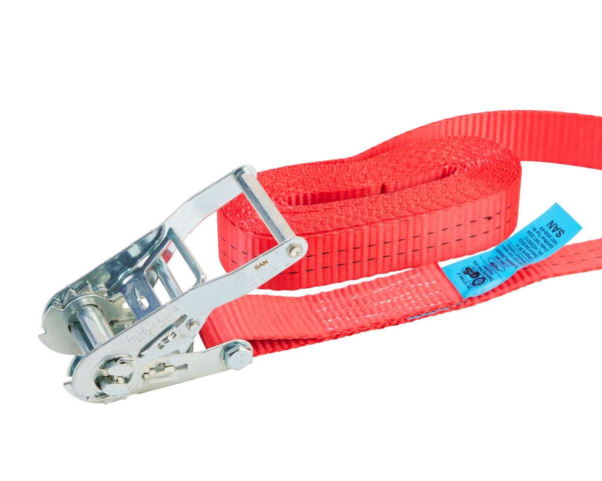 Spanngurt | Zurrgurt, 6m, 35 mm, LC 2000 daN, einteilig, Standardratsche | SAN00154 - better-camper.de | Mense GmbH