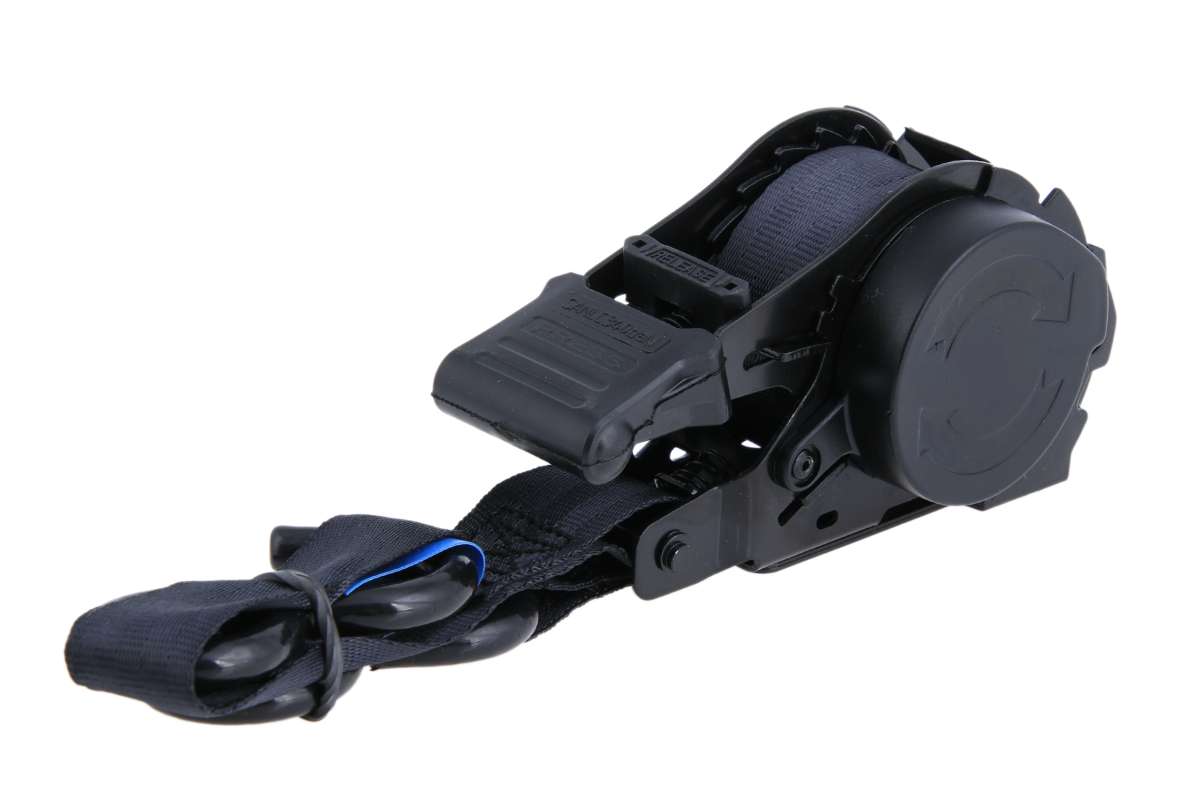 Spanngurte | 3,65 m Automatik-Zurrgurt, 25 mm, LC 340 daN, mit beschichtetem S-Haken | 2er Set | SAN00290 - better-camper.de | Mense GmbH