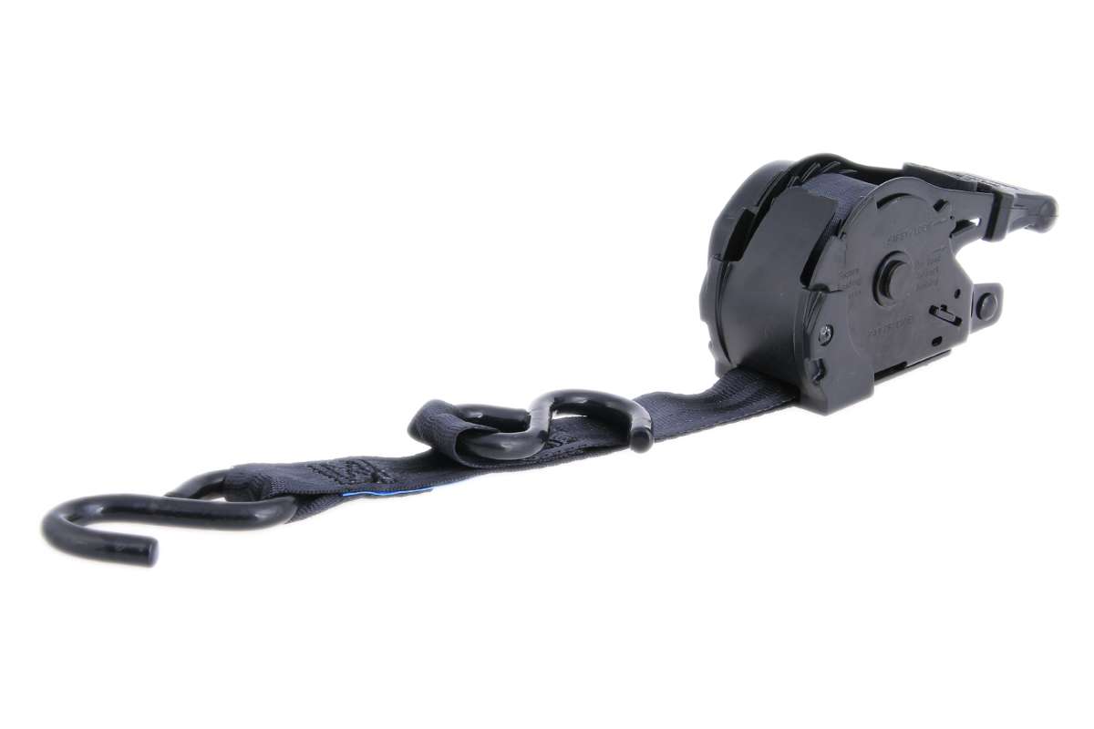 Spanngurte | 3,65 m Automatik-Zurrgurt, 25 mm, LC 340 daN, mit beschichtetem S-Haken | 2er Set | SAN00290 - better-camper.de | Mense GmbH