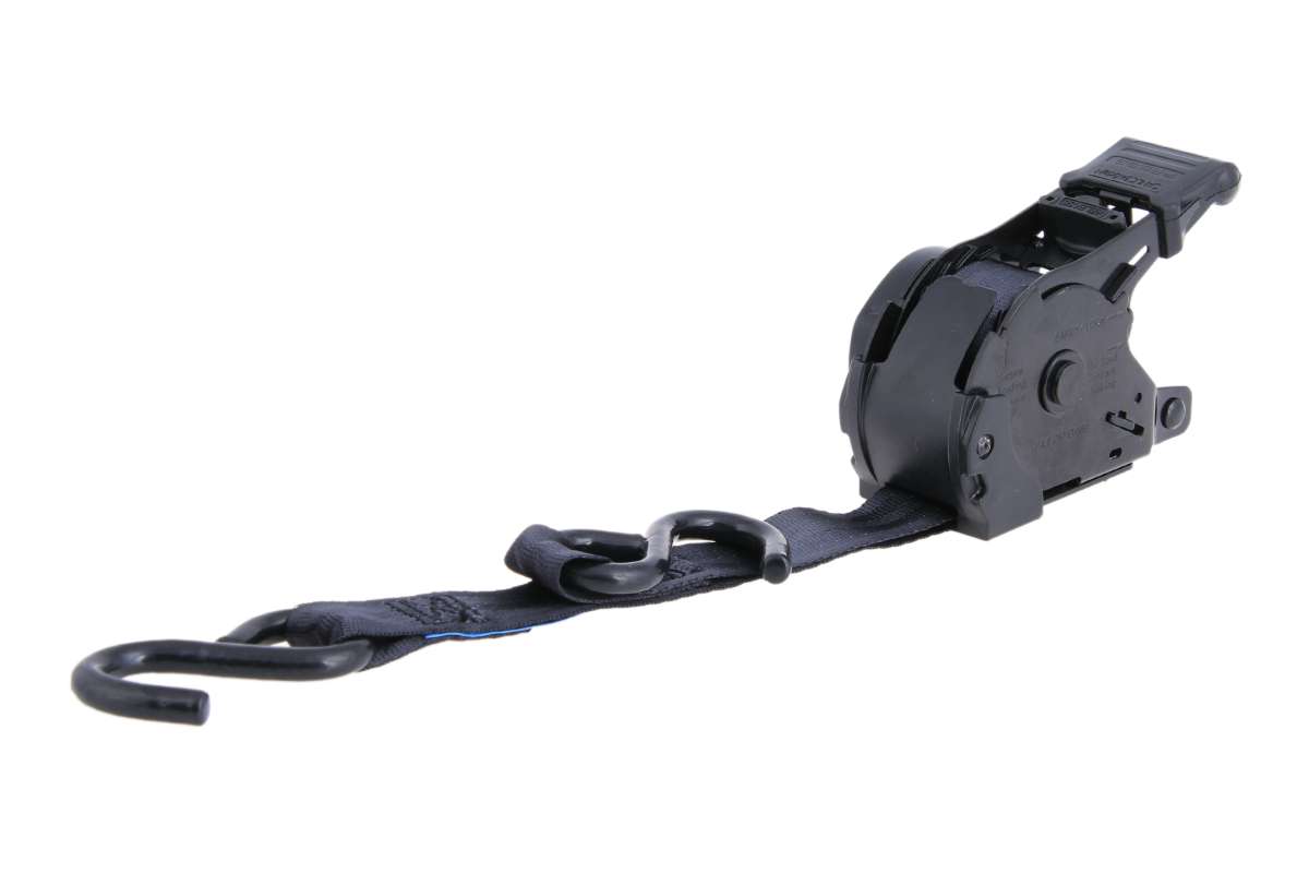 Spanngurte | 3,65 m Automatik-Zurrgurt, 25 mm, LC 340 daN, mit beschichtetem S-Haken | 2er Set | SAN00290 - better-camper.de | Mense GmbH