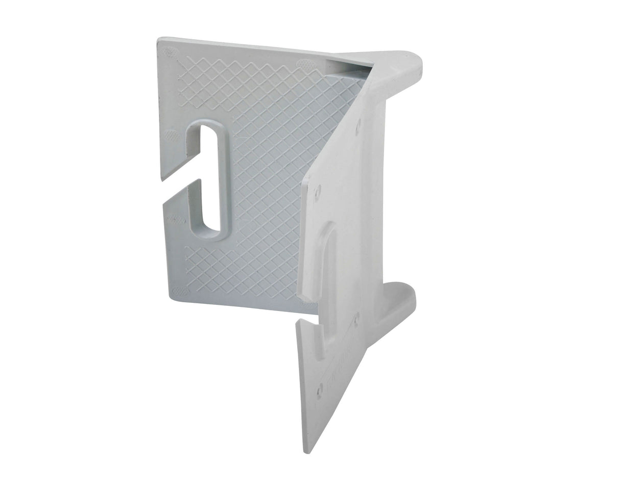 PP Kantenschutzwinkel Weiß mit T-Schlitz, Breite 135mm (soft) | SAN00543 - better-camper.de | Mense GmbH