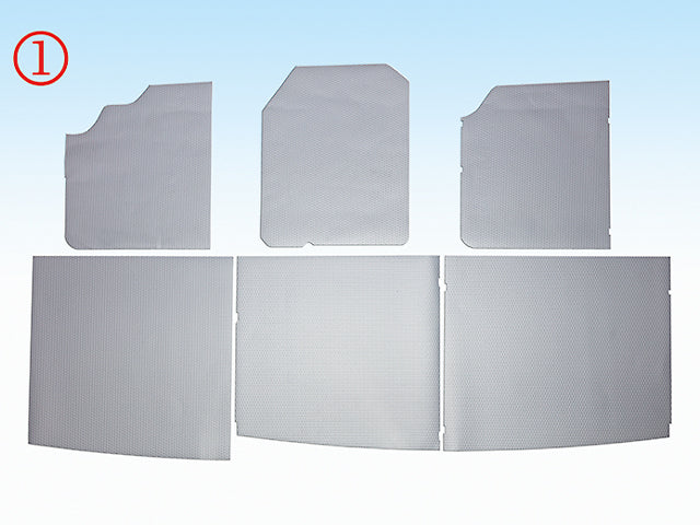 Antirutsch-/Schutzmatten 6er-Set | f. Schrankgefache | VW T6.1 California | 100704512 - better-camper.de | Mense GmbH