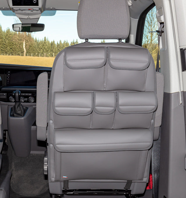 UTILITY | Fahrer-/Beifahrersitz, Design "Leder Palladium", T6.1/T6/T5 California Ocean / Coast / Comfortline / Trendline / Beach / Multivan | 100706800 - better-camper.de | Mense GmbH