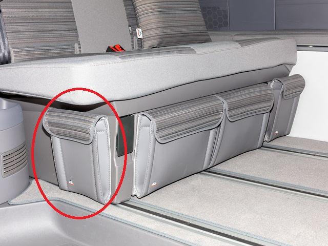 UTILITY | Bettkasten seitl. rechts o. D-Säule rechts | Design "Mixed Dots" | VW T6.1/T6/T5 California | 100706811 - better-camper.de | Mense GmbH