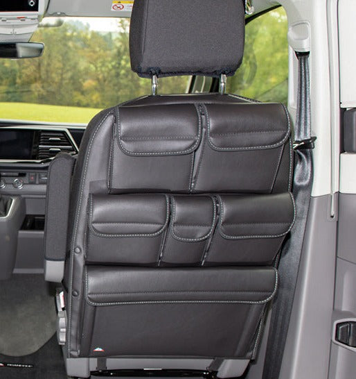 UTILITY | Rückenlehne Fahrer-/Beifahrersitz | Design "Leder Titanschwarz" | VW T6.1/T6/T5 Beach/Multivan | 100706817 - better-camper.de | Mense GmbH