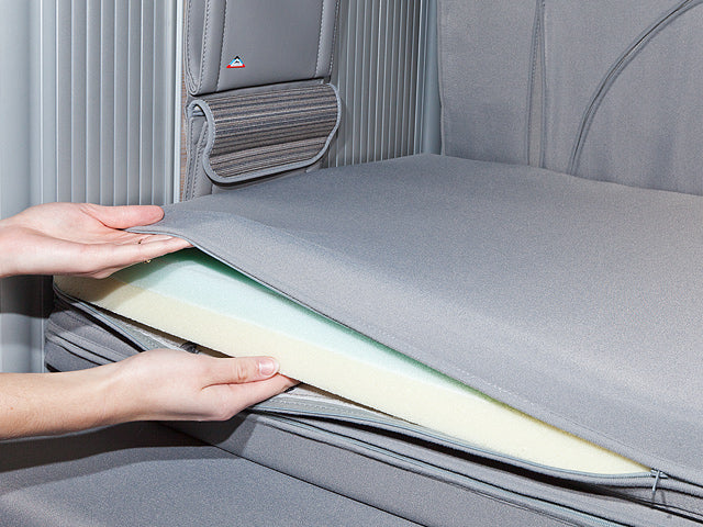 iXTEND® | Allround Faltbett, 115 x 202 x 6,5 cm Design | "Palladium" | VW T6.1/T6/T5 Cali o. Beach | 100709025 - better-camper.de | Mense GmbH