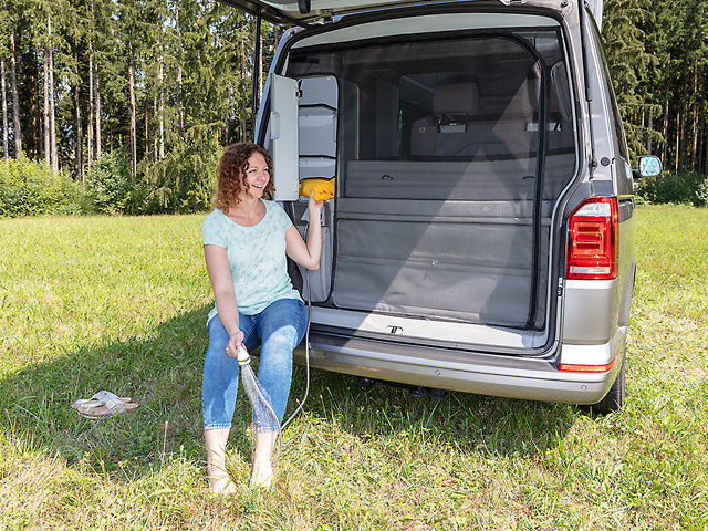 FLYOUT | Heckklappen-Öffnung | VW T6.1/T6/T5 California Ocean, Coast, Comfortline | 100150117 - better-camper.de | Mense GmbH