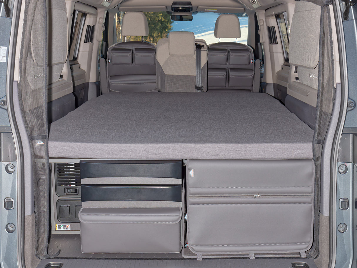 FLEXBAG | Heckladeraum | Design "Leder Raven" | VW T7 California Beach Camper | 100501537