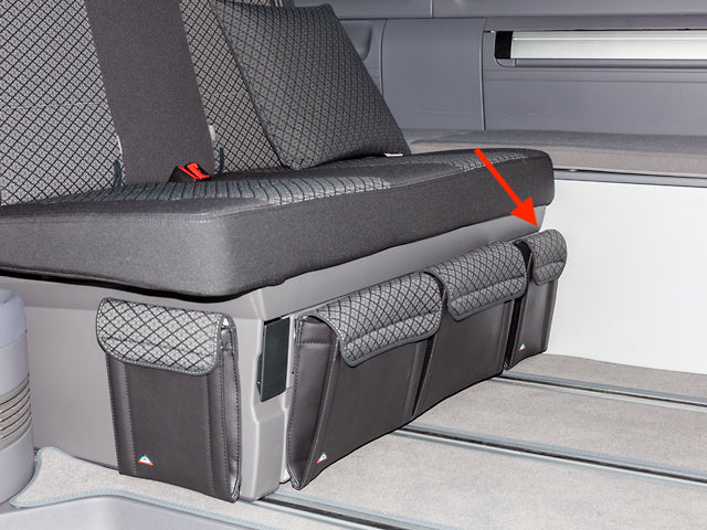 UTILITY | Bettkasten (2er-Bank) Vorderseite links | VW T6.1 California Beach | 100706828 - better-camper.de | Mense GmbH