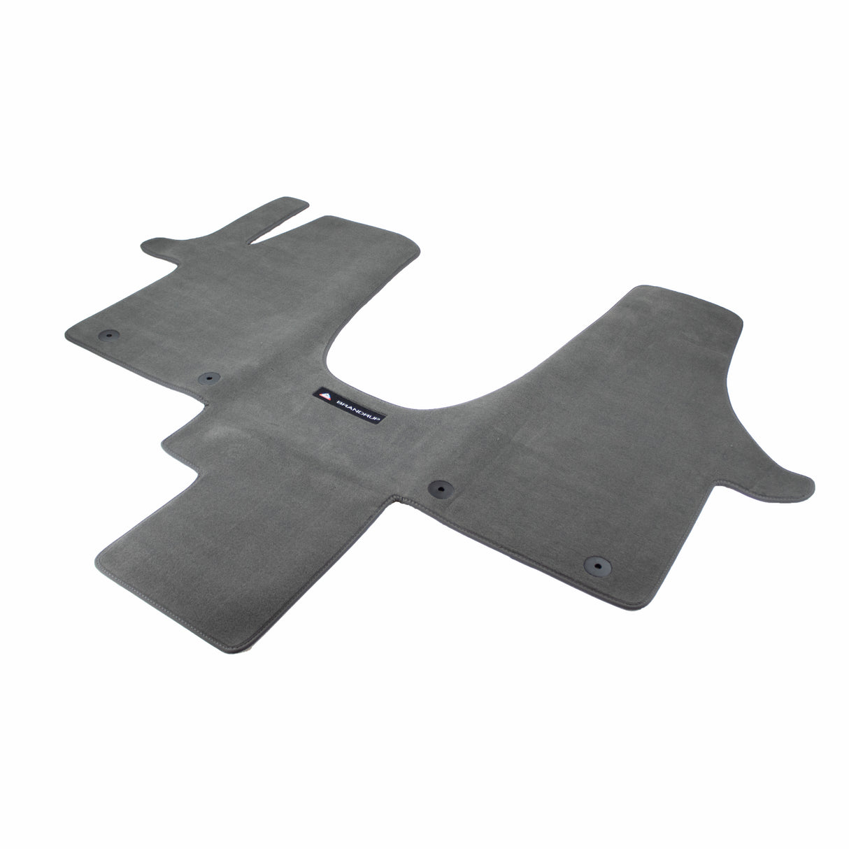 Velours carpet | for the driver's cab with wheel arch protection left | "Palladium" | VW T6 left-hand drive with clip fastening | 100708603