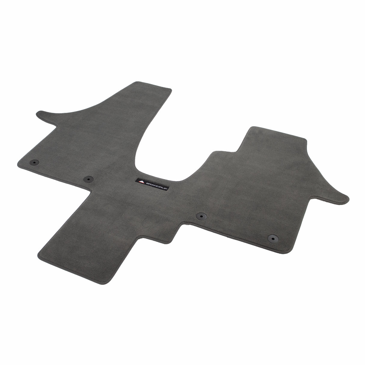 VELOUR CARPET | DRIVER'S CAB | "Palladium" | VW T6 RIGHT-HAND DRIVE WITH CLIP FASTENING | 100708604