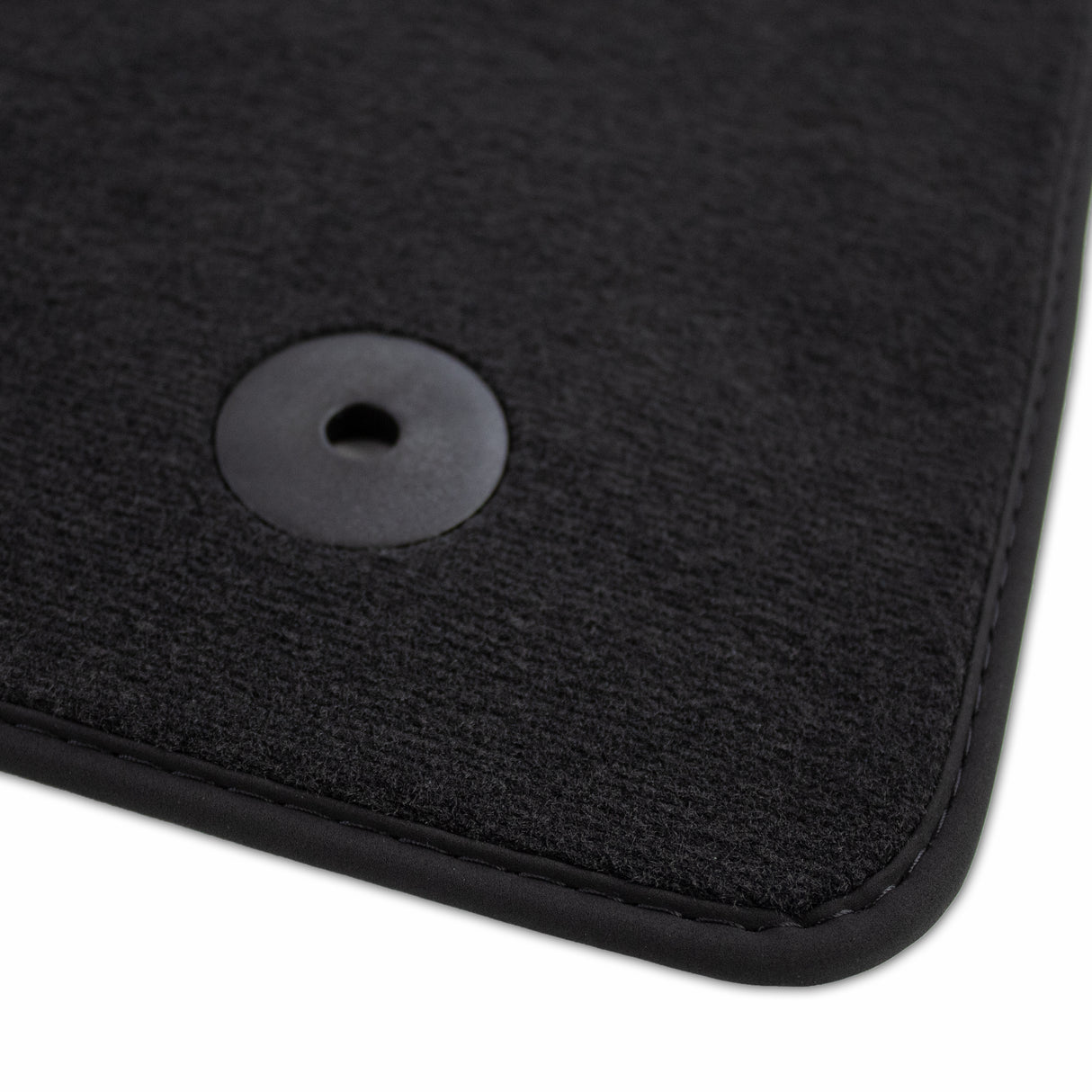 Velour carpet | Driver's cab with clip fastening | "Titanium black" | VW T6.1 left-hand drive with step protection | 100708605