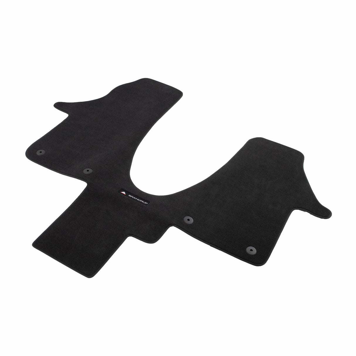 Velour carpet | for the driver's cab without wheel arch protection | "Titanium Black" | VW T6.1 right-hand drive | 100708606