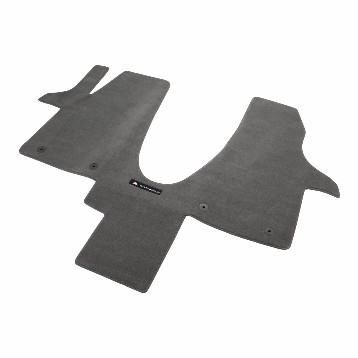 Velour carpet | Driver's cab with clip fastening | "Palladium" | T6.1 left-hand drive with step protection | 100708607