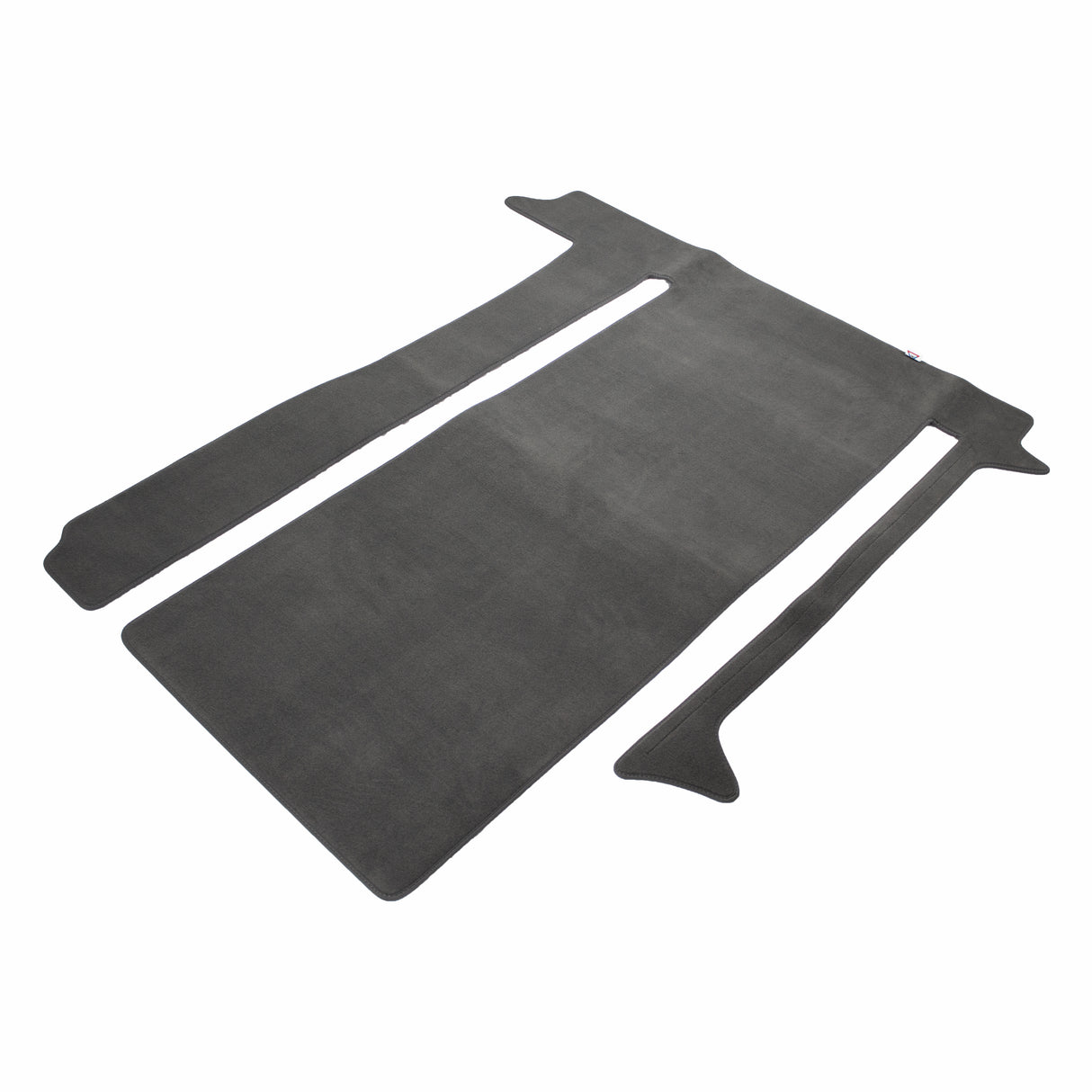 Velour carpet | for passenger compartment | "Palladium" | VW T6/T5 California Ocean, Coast, Comfortline | 2 floor rails | 100708610