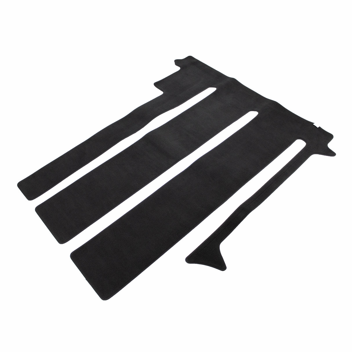 Velour carpet | for passenger compartment | "Titanium Black" | VW T6.1 California Beach with 2-seater bench | 100708616