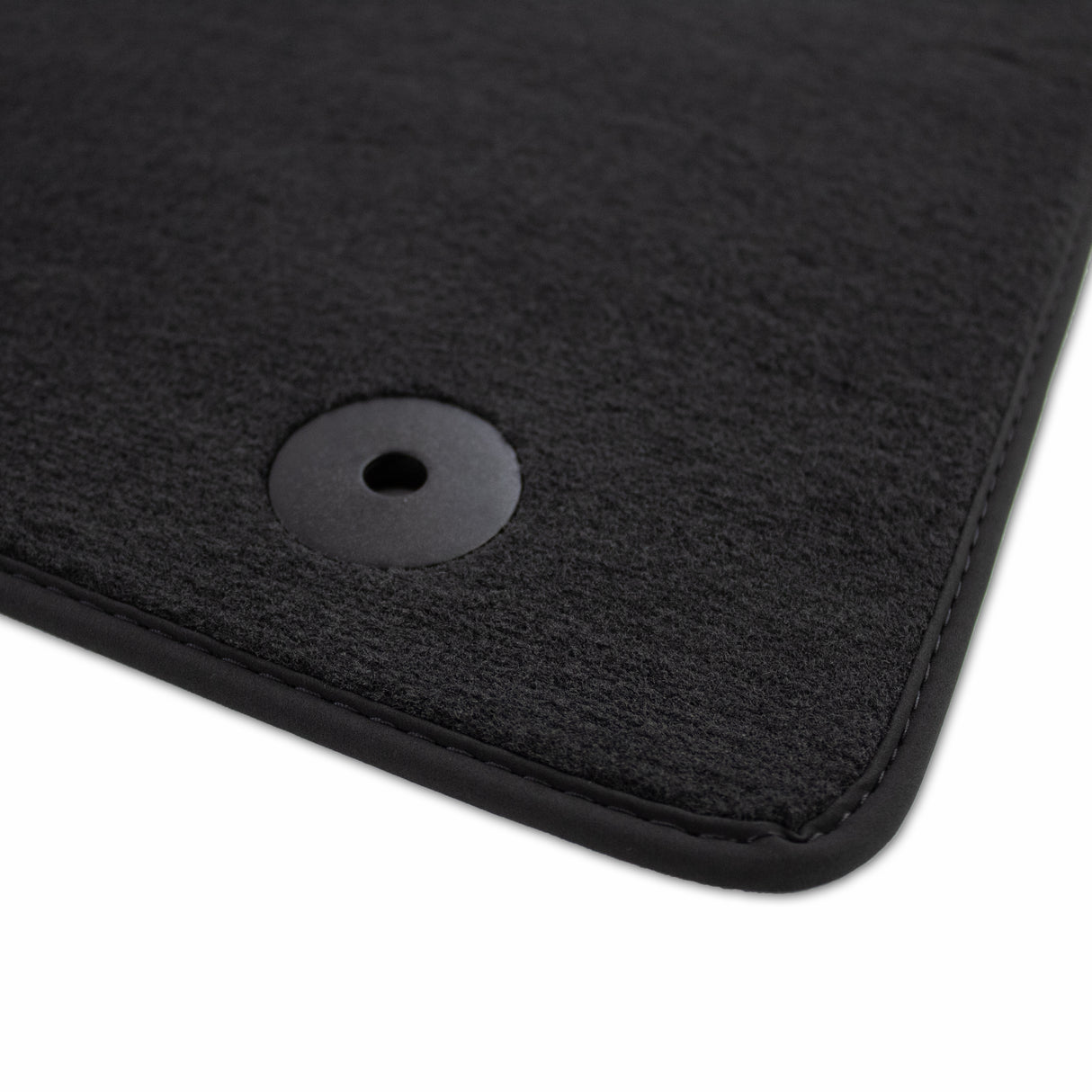 Velour carpet | for the driver's cab with wheel arch step protection left | "Titanium Black" | VW T6 | Left-hand drive with clip fastening | 100708633