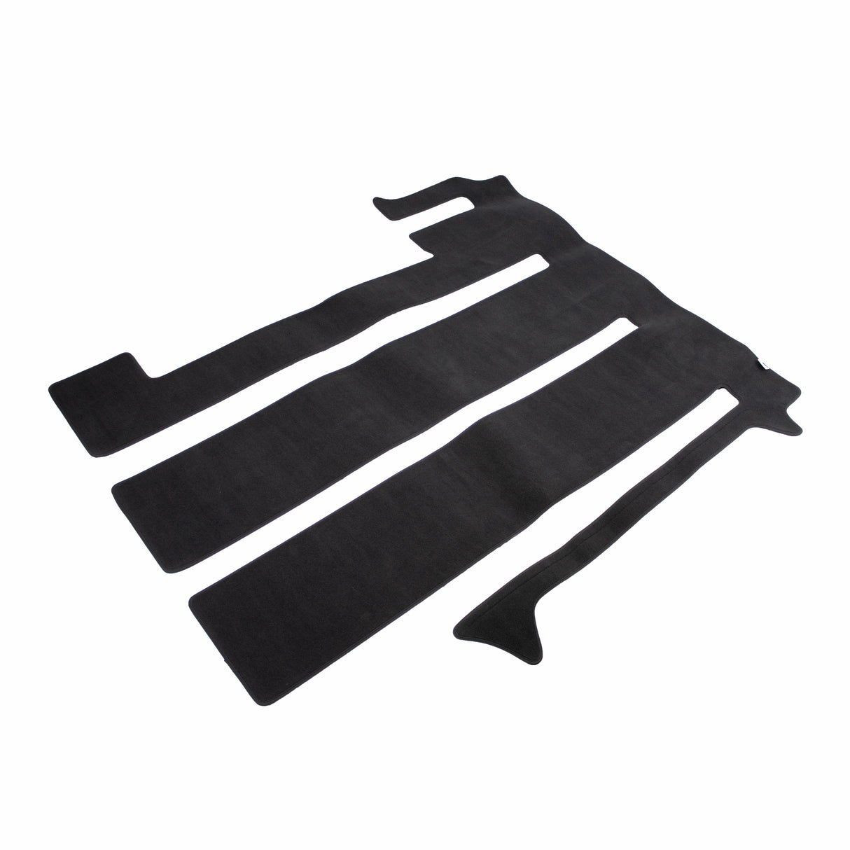 Velour carpet | for passenger compartment | "Titanium Black" | VW T6/T5 California Beach with 2-seater bench (from 2011) | 100708636