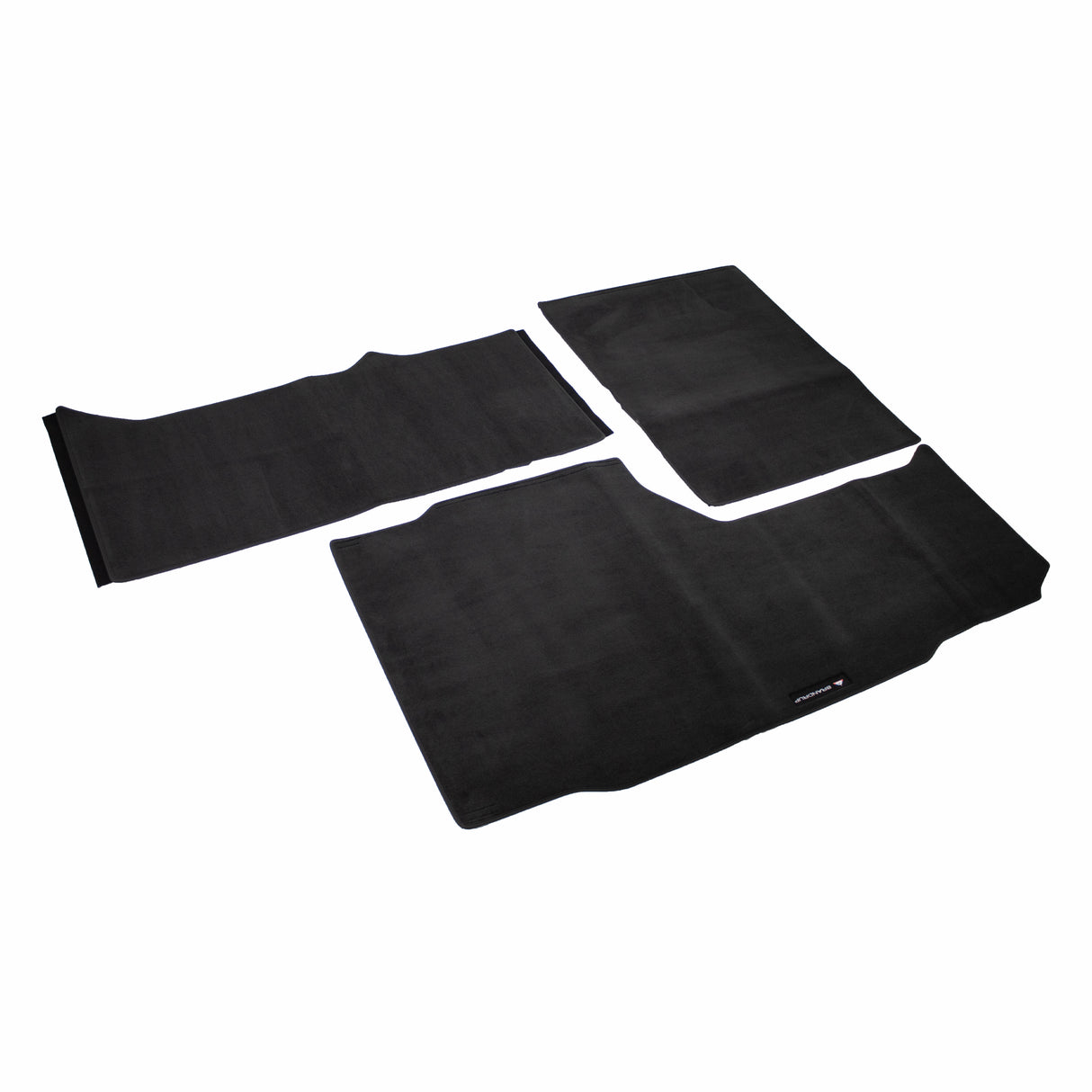 Velour carpet | FG area to rear cargo area partition 3-piece, "Titanium Black", | Grand Cal. 680 | 100708641