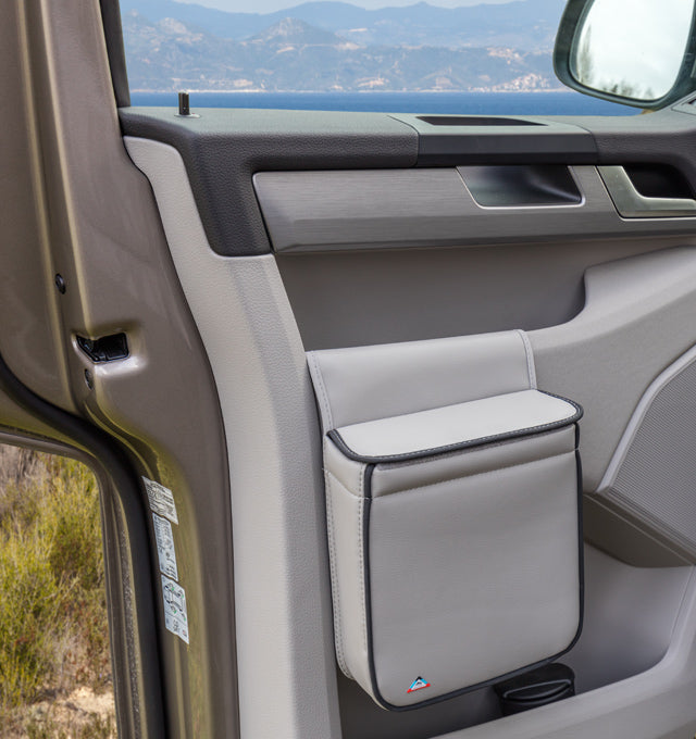 MULTIBOX® | VW T6 | für die linke Fahrerhaustür | Design VW T6.1 „Leder Palladium“ | 100706831 - better-camper.de | Mense GmbH