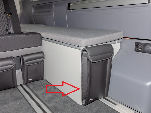 UTILITY | für Stauschrank Heck und Bug, 1 Tasche | VW T6.1 California Beach mit 2er-Bank | 100706839 - better-camper.de | Mense GmbH