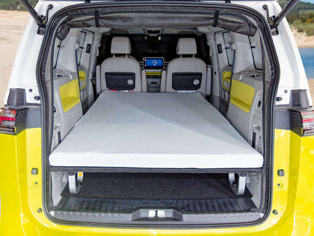 iXTEND ® | Spannbettlaken für iXTEND Faltbett | Design "Nicki-Plüsch" | 100707628 - better-camper.de | Mense GmbH