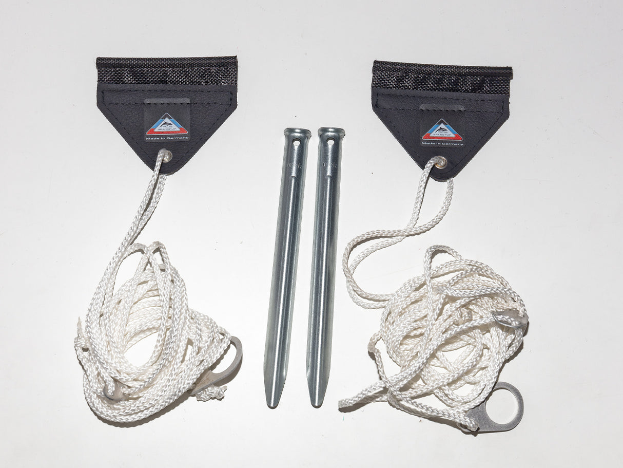 Markisenabspann-Set für die optionale Markise mit 2 Leinen und Heringen | 100400062