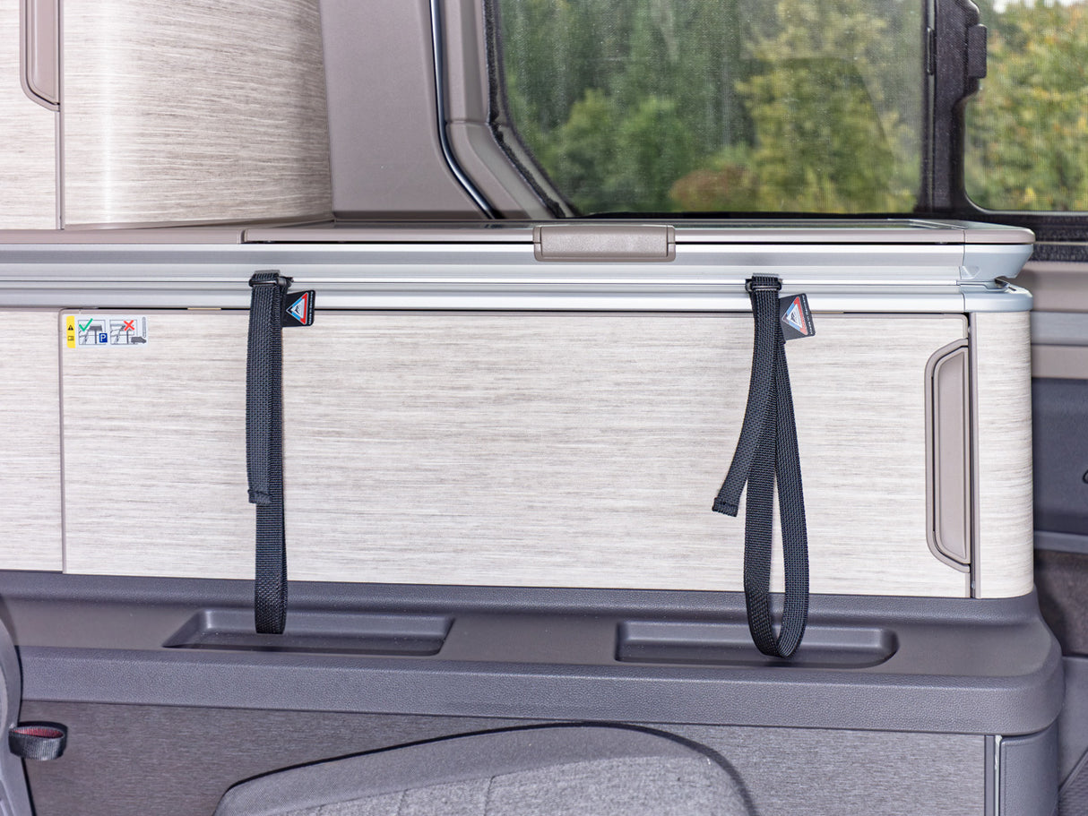 ISOLITE® | Befestigungsgurt-Set (2 Stück) für die Küchenblockschiene | VW T7 California Ocean/Coast | 100701902