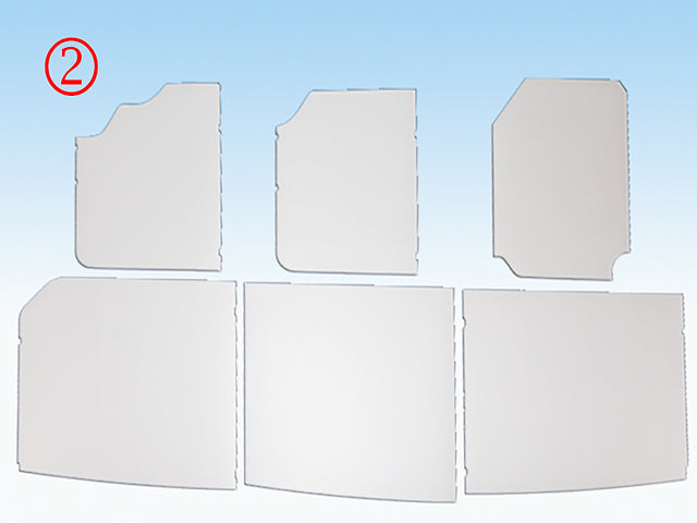 Antirutsch-/Schutzmatten | für VW T6/T5 California Ocean/Coast/Comfortline | 6er-Set | 100704510 - better-camper.de | Mense GmbH