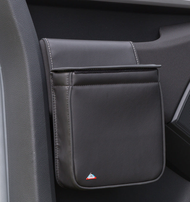 MULTIBOX® | VW T6 | für die rechte Fahrerhaustür | Design VW T6.1 „Leder Titanschwarz“ | 100706834 - better-camper.de | Mense GmbH