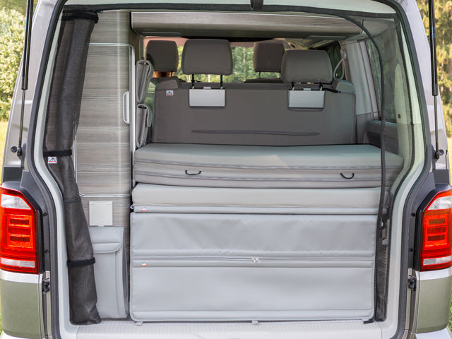 iXTEND® | High Comfort Faltbett + iXTEND PAD | VW T6 California (ohne Beach) | 100709022 - better-camper.de | Mense GmbH