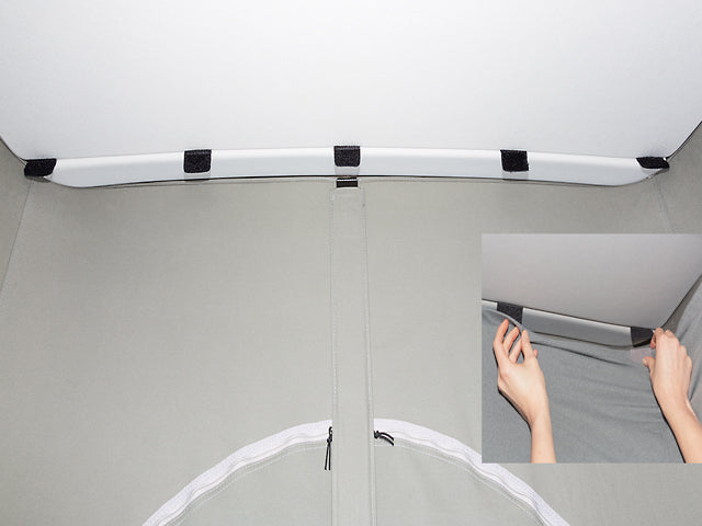 ISO-TOP® | MK V VW T6/T5 California mit elektrohydraulischem Aufstelldach und 3 Fenstern | 100701070 - better-camper.de | Mense GmbH