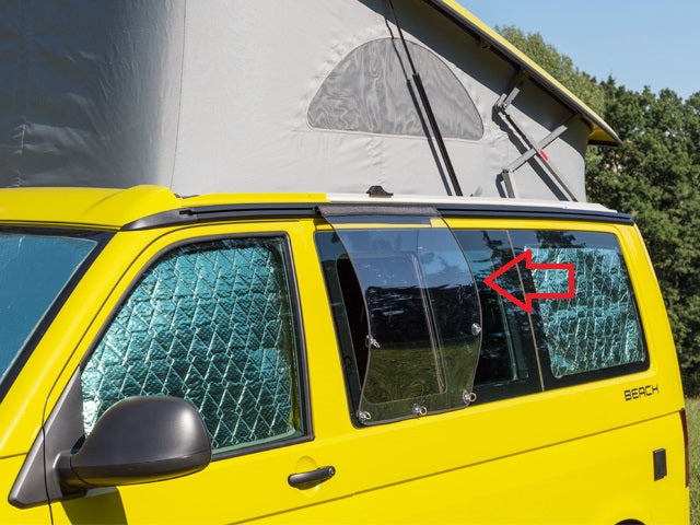 AIRSCREEN | Regenschutz für linkes Schiebefenster VW T6.1/T6/T5 | 100702502 - better-camper.de | Mense GmbH