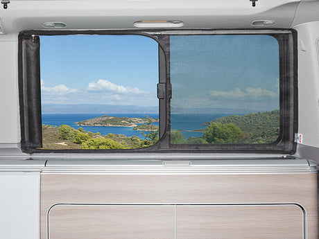 FLYOUT |  für Schiebefenster rechts | VW T6.1/T6/T5 California (Beach 2011–>) | 100150010 - better-camper.de | Mense GmbH