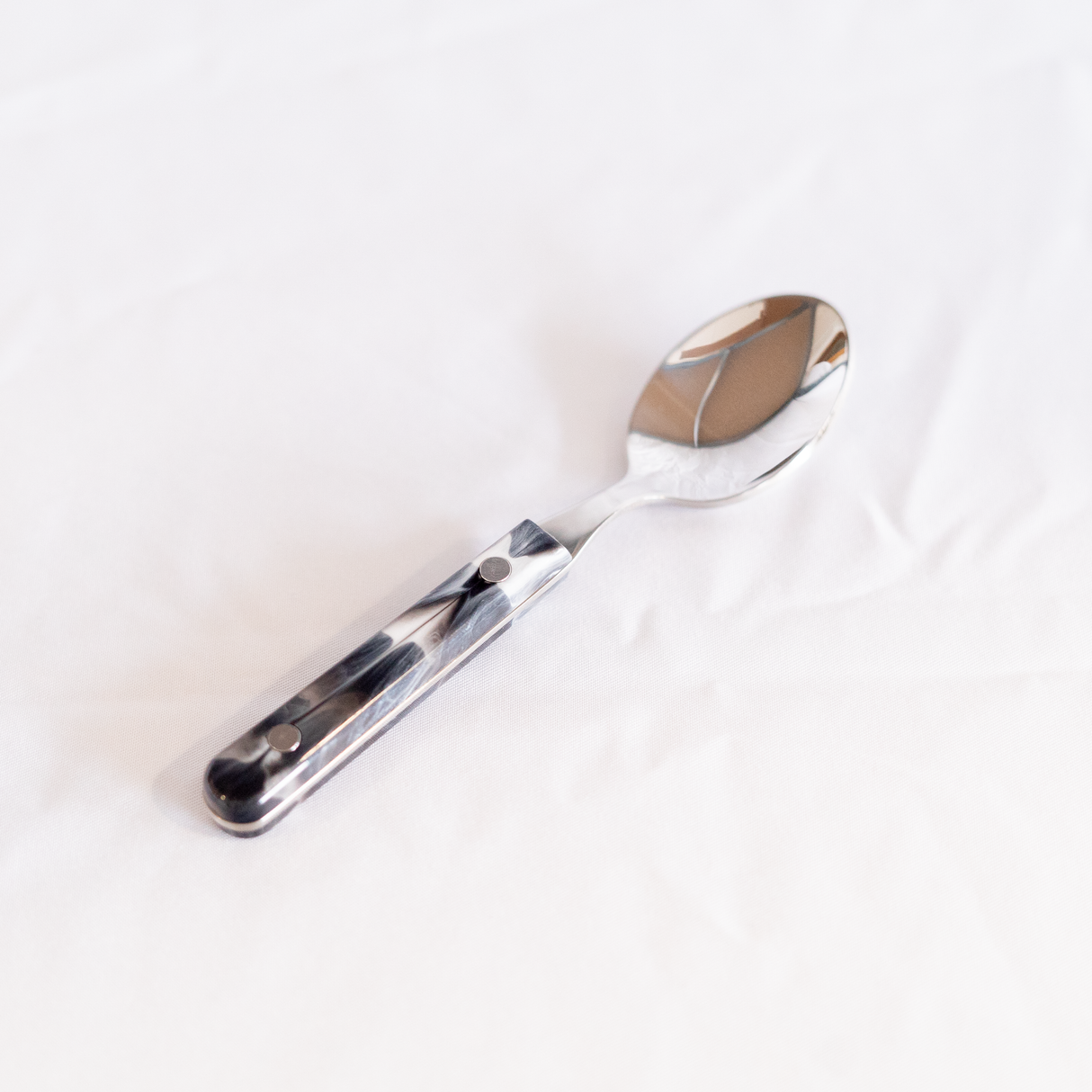 Kaffeelöffel Edelstahl 18/10, "Marmor Grey" | 100803018 - better-camper.de | Mense GmbH