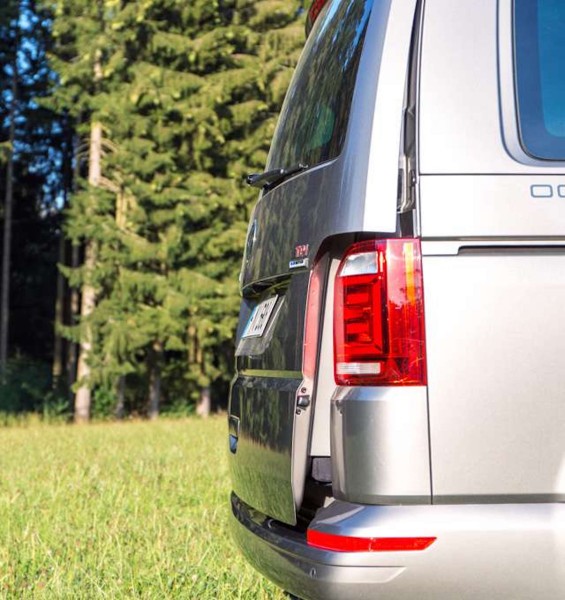 AIR-SAFE® Heckklappen-Aufsteller alle VW T6.1/T6/T5 mit Zuziehhilfe | 100150053 - better-camper.de | Mense GmbH