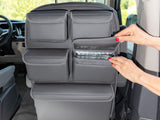 Utility | Rückenlehne Fahrer-/Beifahrersitz (nur Beifahersitz mit Drehsitzen | VW T7 California/Multivan | Design "Leder Raven" | 100706860