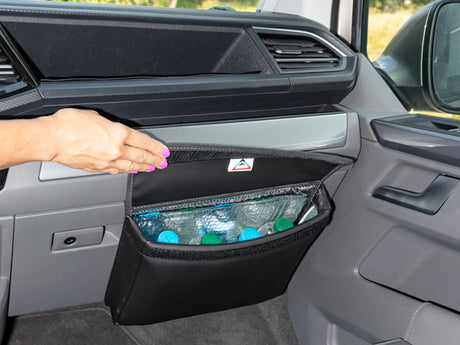 TIALO® | Glovebox für VW T6.1 | Design "Leder Titanschwarz" | 100706857