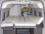 iXTEND® | Spannbettlaken für 3-tlg Matratze Heckbett Design "Nicki-Plüsch" | VW Grand California 680 | 100707612