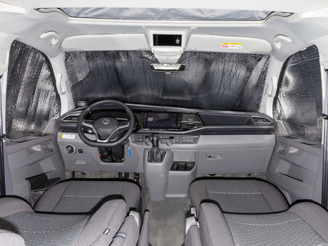 ISOLITE® | Inside Fahrerhausfenster, 3teilig | alle VW T6.1 mit tropfenförmigem Spiegelfuß | 100701590