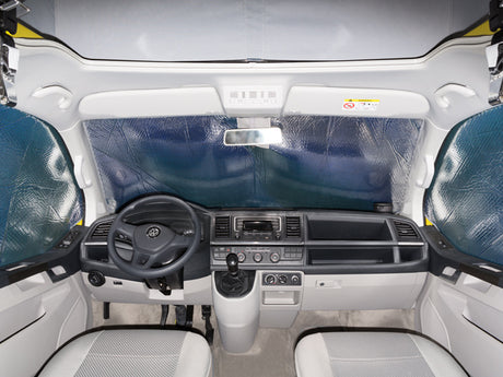 ISOLITE® | Inside Fahrerhausfenster, 3teilig | VW T6.1 runder Spiegelfuß, ohne Sensoren Innen-Rückspiege | 100701583