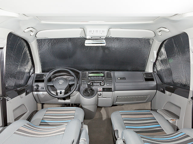 ISOLITE® | Inside Fahrerhausfenster, 3teilig | alle VW T6.1 mit tropfenförmigem Spiegelfuß | 100701590