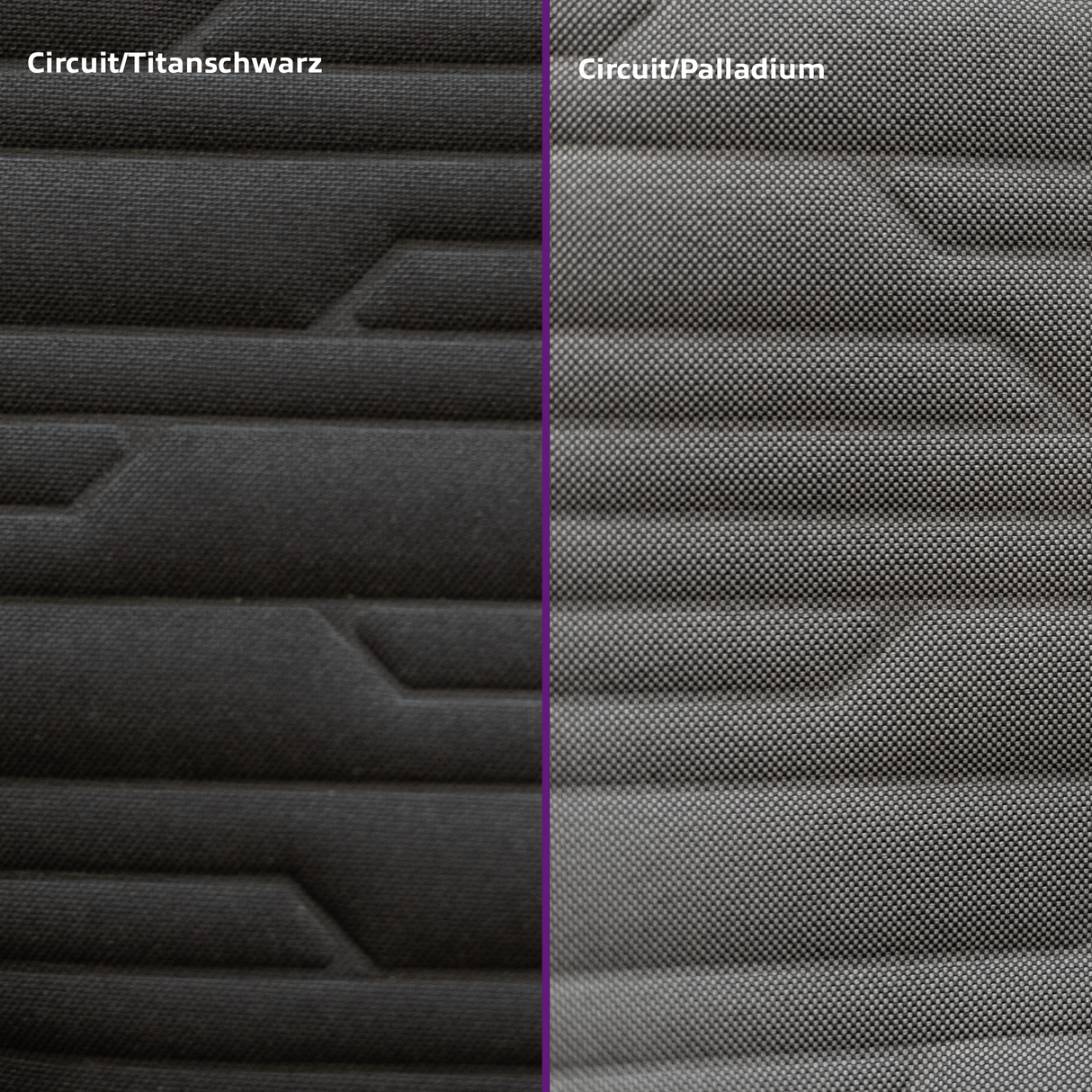 Second Skin® | Schonbezug FH-Sitze | Design "Circuit/Titanschwarz" | VW T6.1/T6 Multivan | 100705772