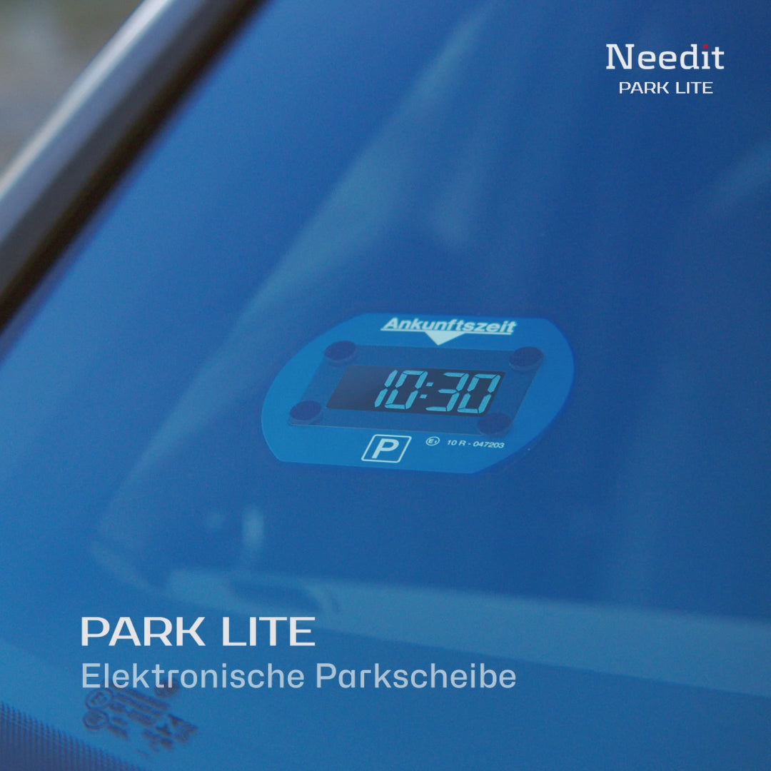Needit Park Lite | Elektronische Parkscheibe | Blau